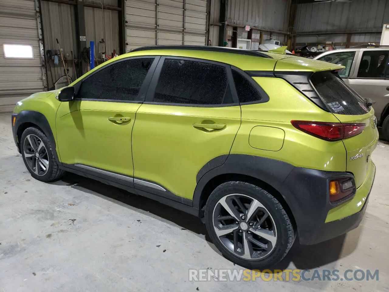2 Photograph of a damaged car KM8K33A5XLU443910 HYUNDAI KONA 2020
