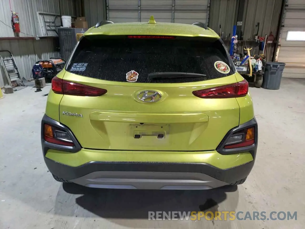 6 Photograph of a damaged car KM8K33A5XLU443910 HYUNDAI KONA 2020