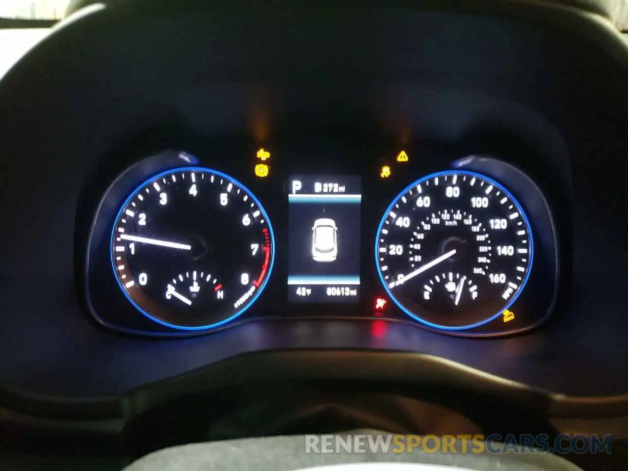 9 Photograph of a damaged car KM8K33A5XLU443910 HYUNDAI KONA 2020