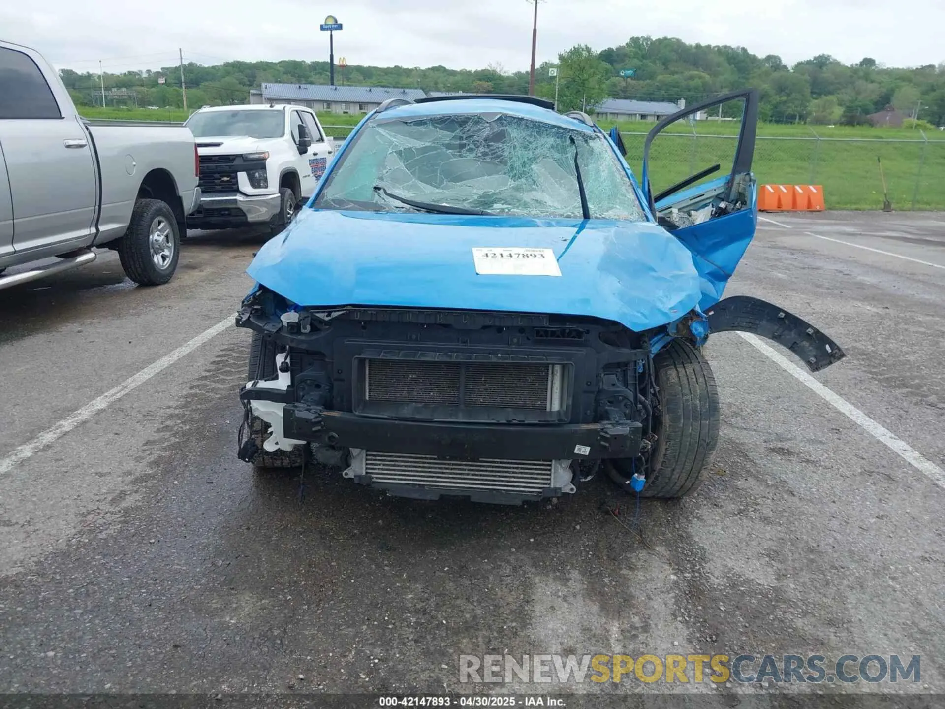 13 Photograph of a damaged car KM8K33A5XLU513034 HYUNDAI KONA 2020