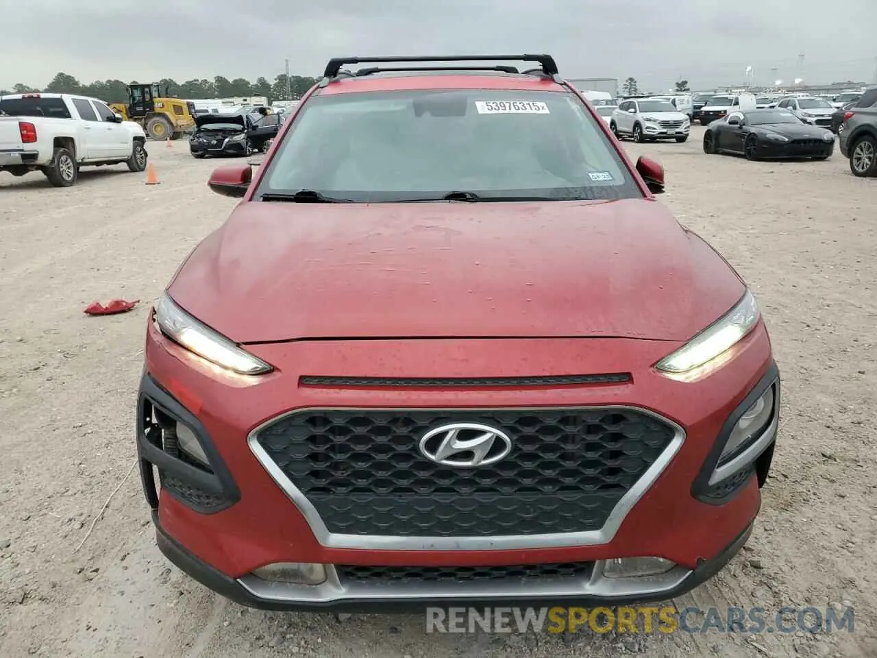 5 Photograph of a damaged car KM8K3CA50LU407160 HYUNDAI KONA 2020