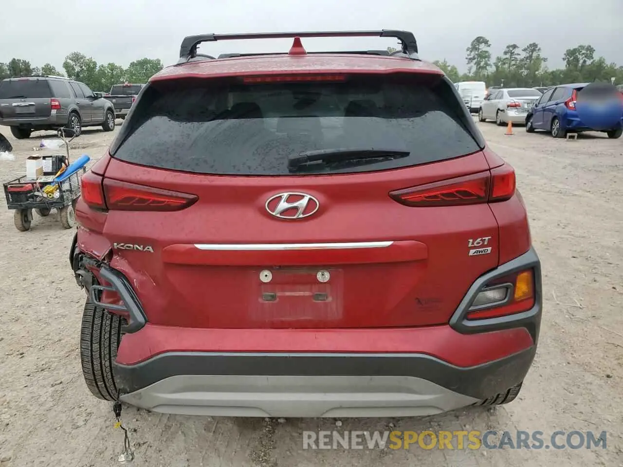 6 Photograph of a damaged car KM8K3CA50LU407160 HYUNDAI KONA 2020