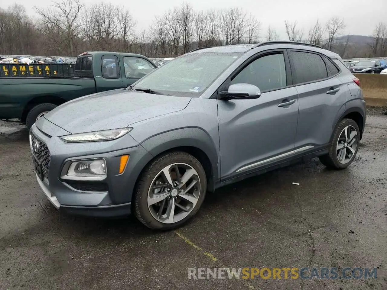 1 Photograph of a damaged car KM8K3CA51LU469313 HYUNDAI KONA 2020