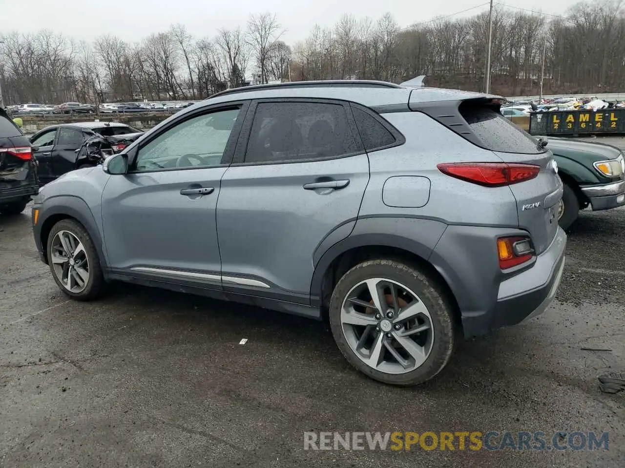 2 Photograph of a damaged car KM8K3CA51LU469313 HYUNDAI KONA 2020