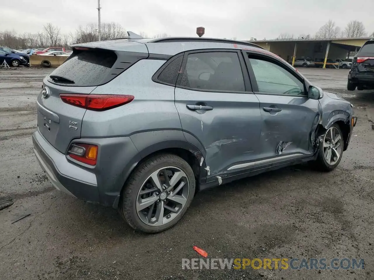 3 Photograph of a damaged car KM8K3CA51LU469313 HYUNDAI KONA 2020