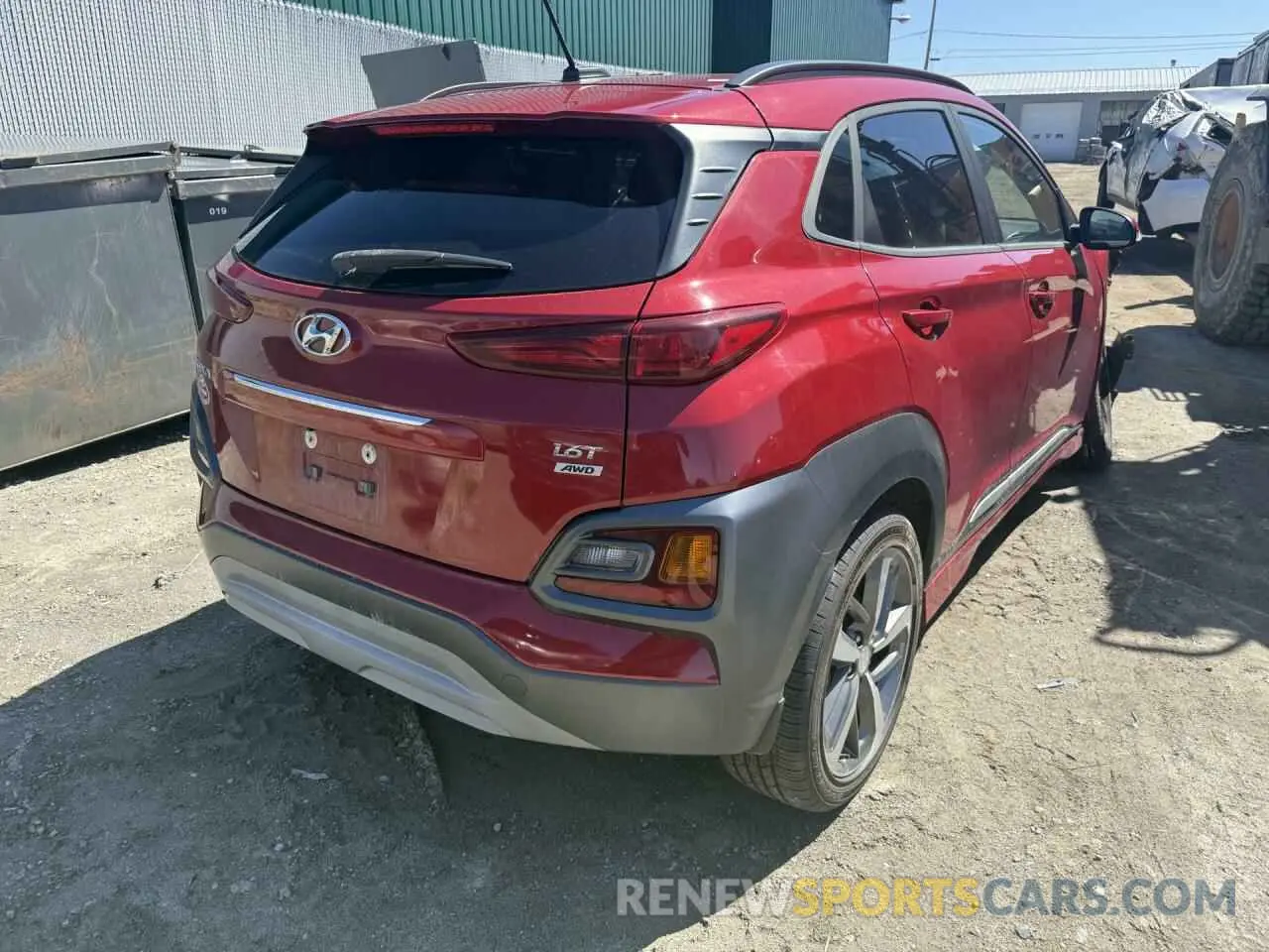 3 Photograph of a damaged car KM8K3CA52LU428169 HYUNDAI KONA 2020