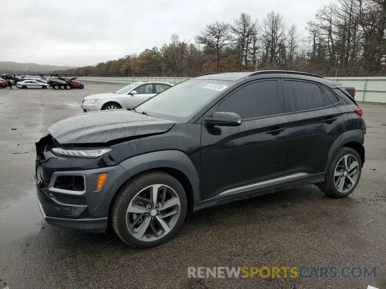 1 Photograph of a damaged car KM8K3CA53LU453243 HYUNDAI KONA 2020