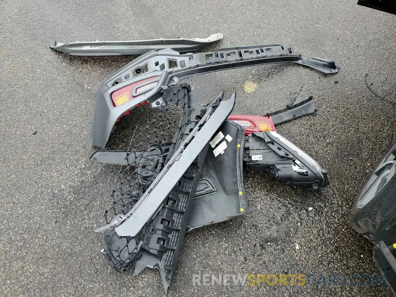 14 Photograph of a damaged car KM8K3CA53LU453243 HYUNDAI KONA 2020