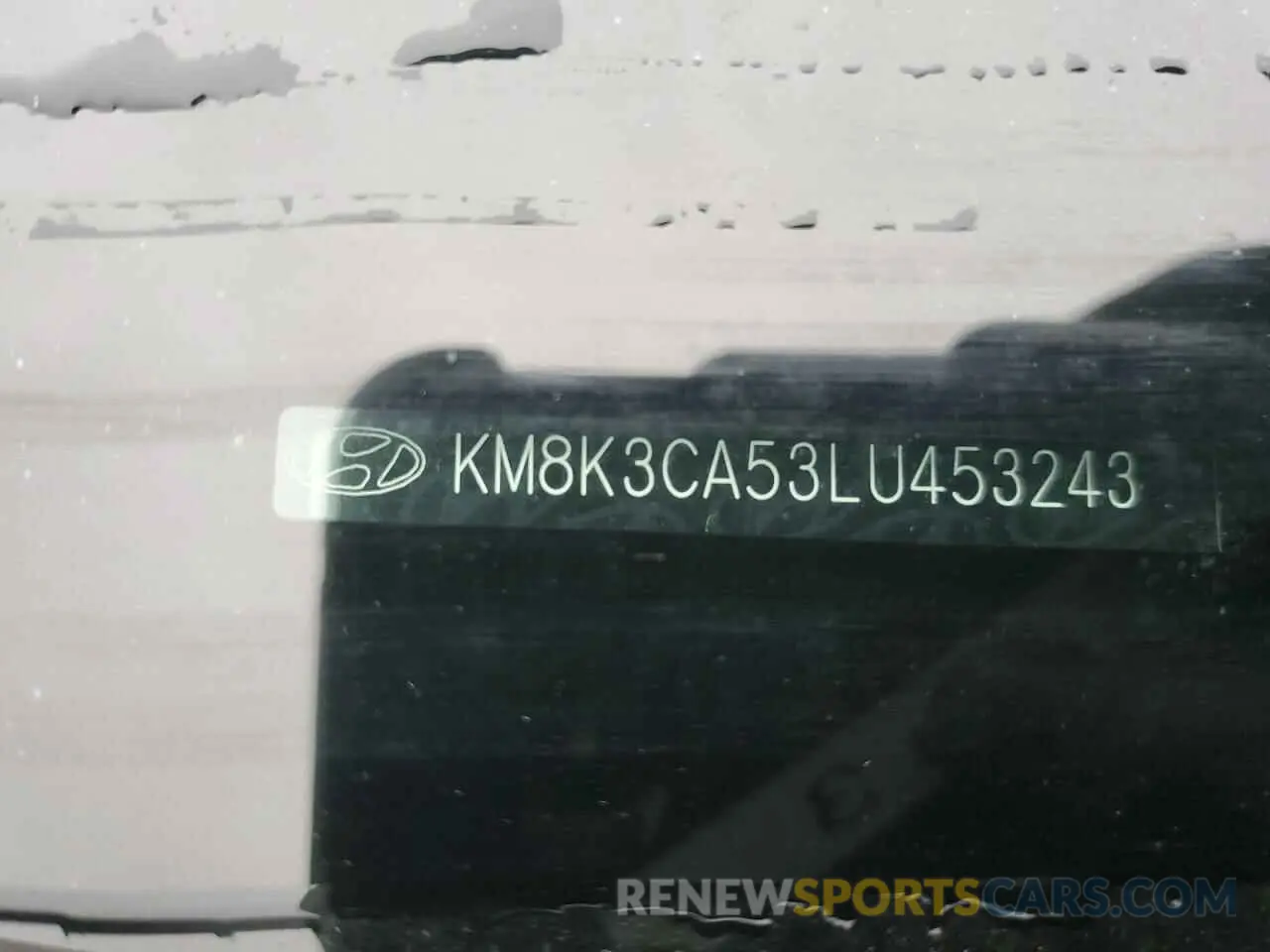 15 Photograph of a damaged car KM8K3CA53LU453243 HYUNDAI KONA 2020