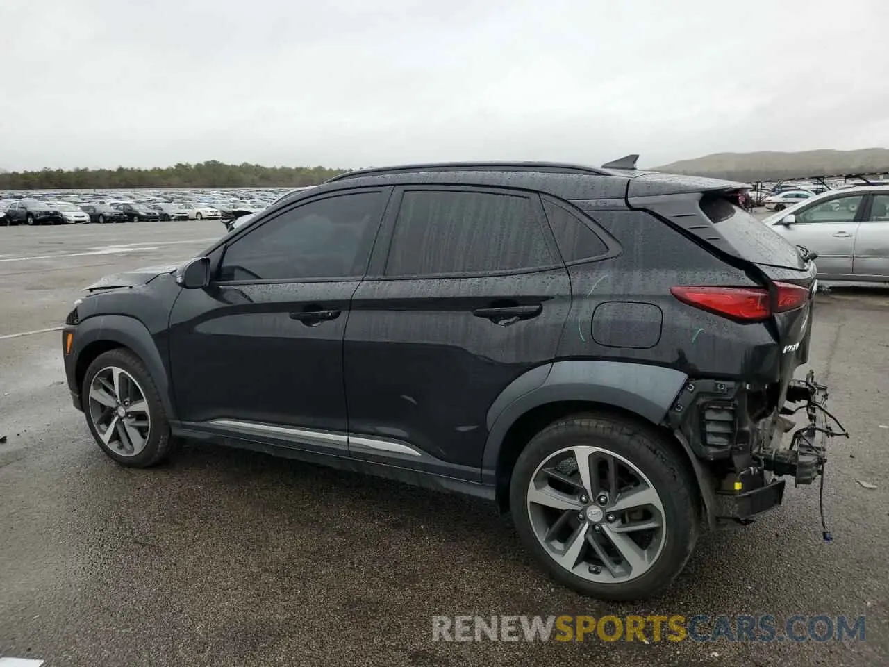 2 Photograph of a damaged car KM8K3CA53LU453243 HYUNDAI KONA 2020