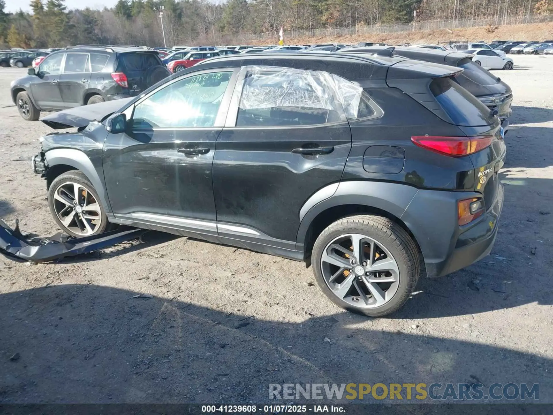 14 Photograph of a damaged car KM8K3CA53LU525591 HYUNDAI KONA 2020