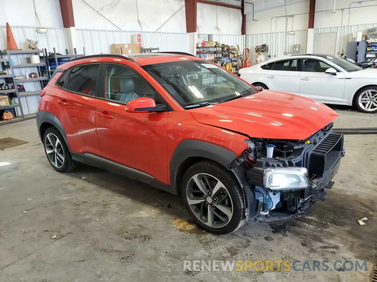 4 Photograph of a damaged car KM8K3CA53LU536834 HYUNDAI KONA 2020