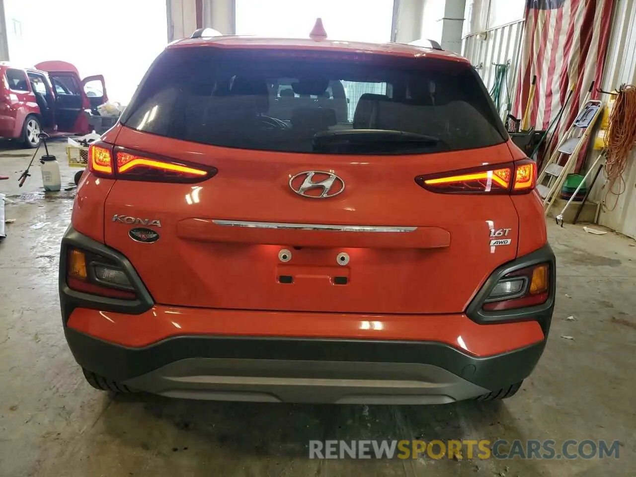 6 Photograph of a damaged car KM8K3CA53LU536834 HYUNDAI KONA 2020