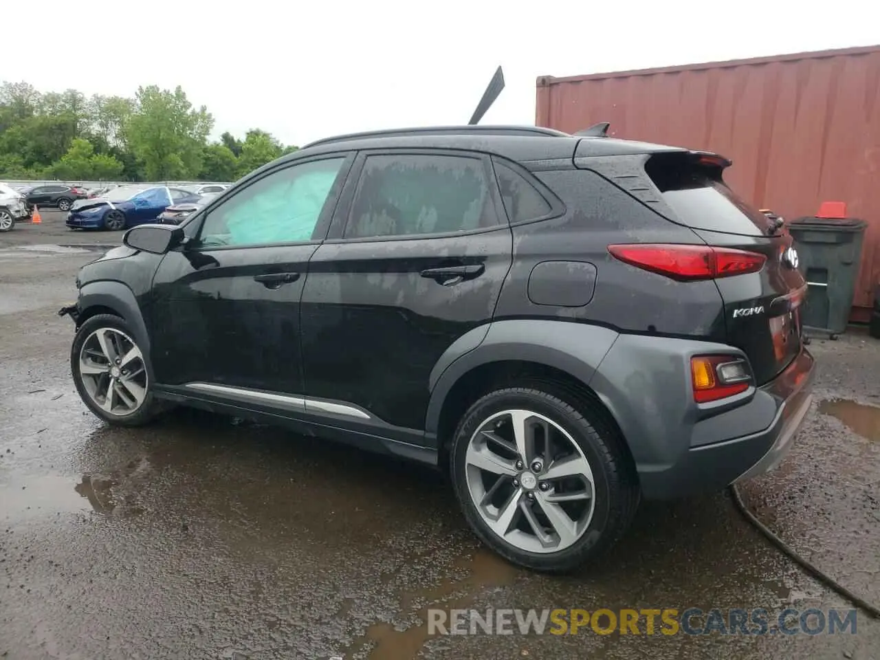 2 Photograph of a damaged car KM8K3CA56LU404666 HYUNDAI KONA 2020