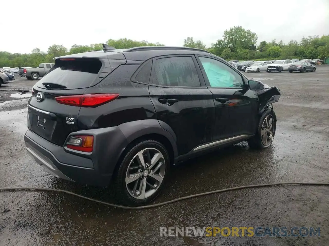 3 Photograph of a damaged car KM8K3CA56LU404666 HYUNDAI KONA 2020