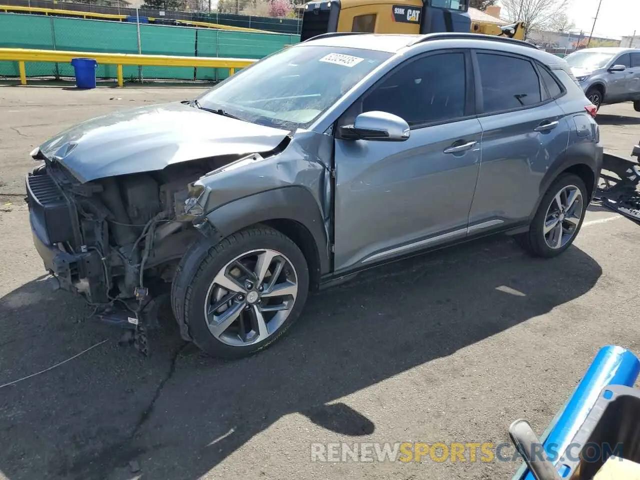 1 Photograph of a damaged car KM8K3CA56LU412119 HYUNDAI KONA 2020