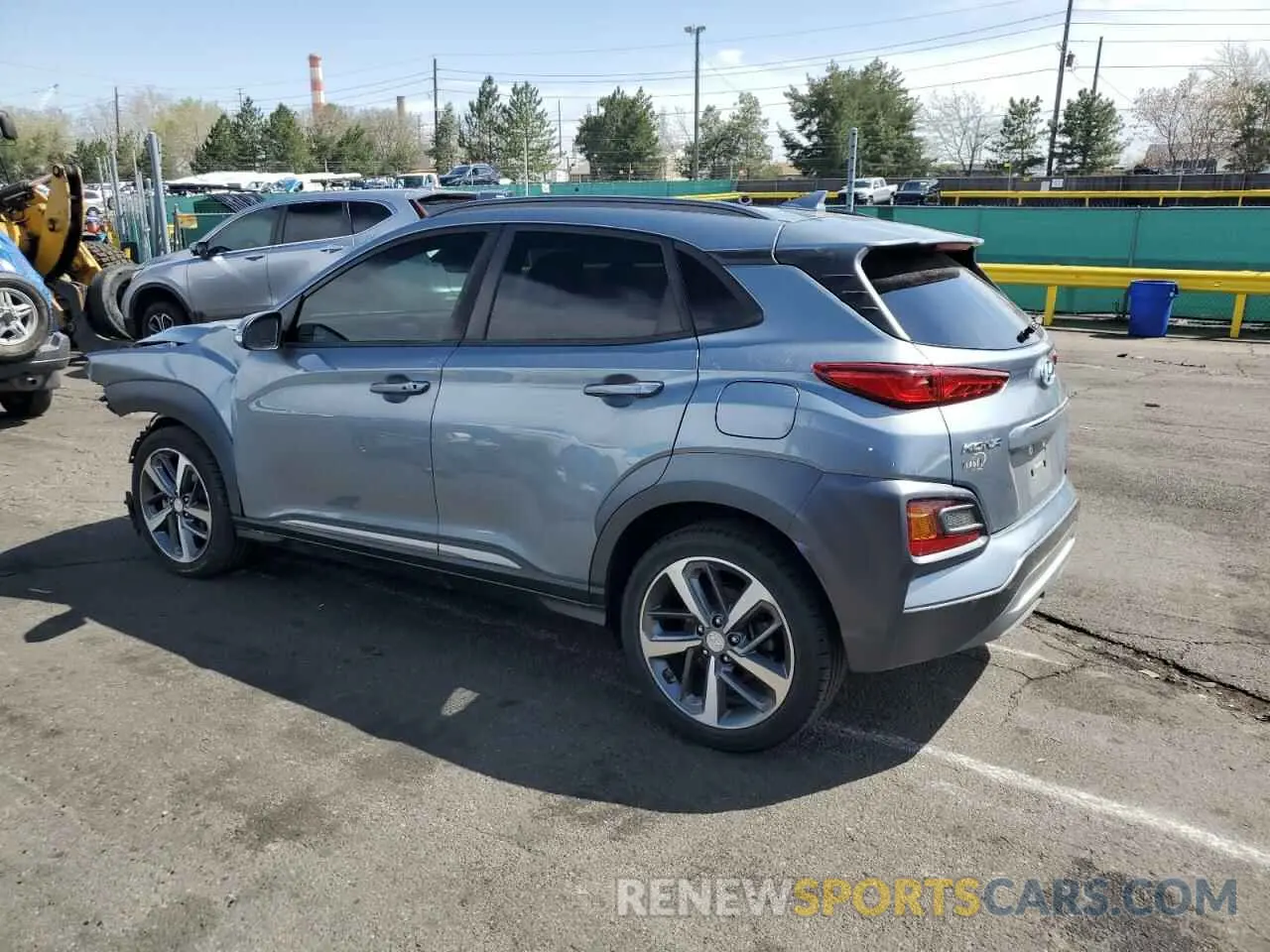 2 Photograph of a damaged car KM8K3CA56LU412119 HYUNDAI KONA 2020