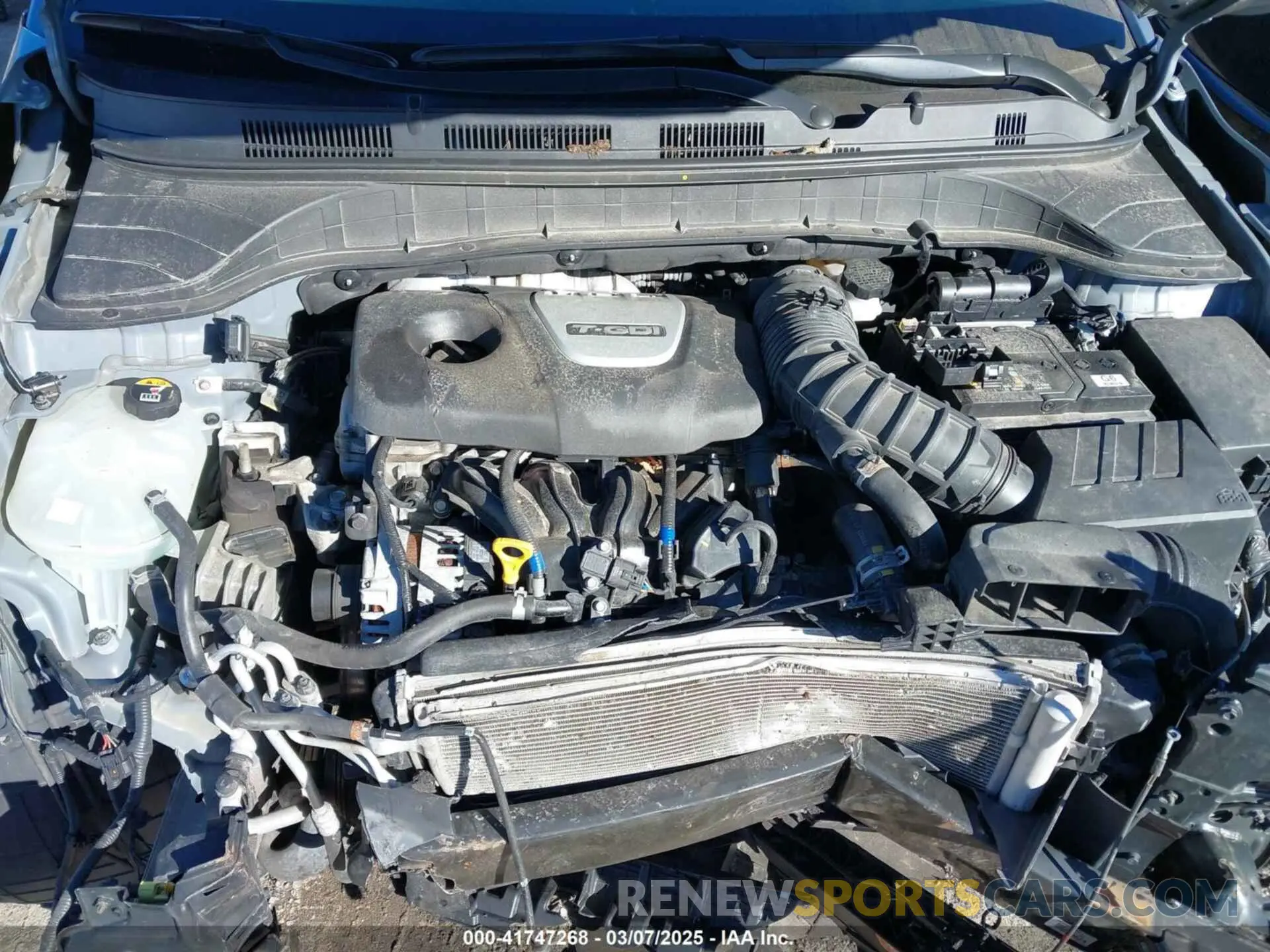 10 Photograph of a damaged car KM8K3CA56LU494806 HYUNDAI KONA 2020