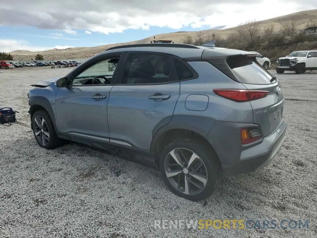 2 Photograph of a damaged car KM8K3CA59LU508746 HYUNDAI KONA 2020
