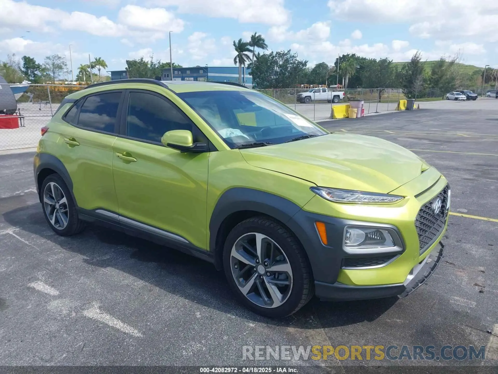 1 Photograph of a damaged car KM8K53A51LU510467 HYUNDAI KONA 2020