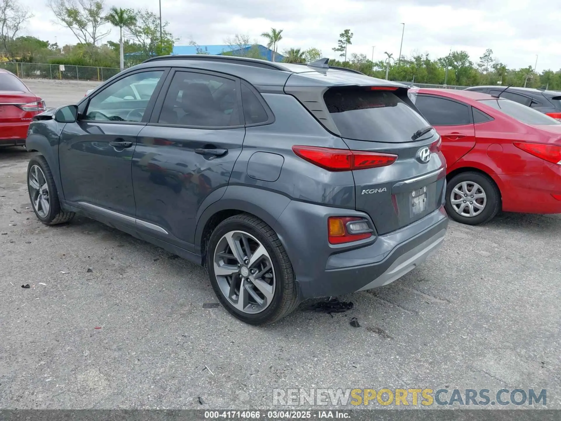 3 Photograph of a damaged car KM8K53A55LU549563 HYUNDAI KONA 2020