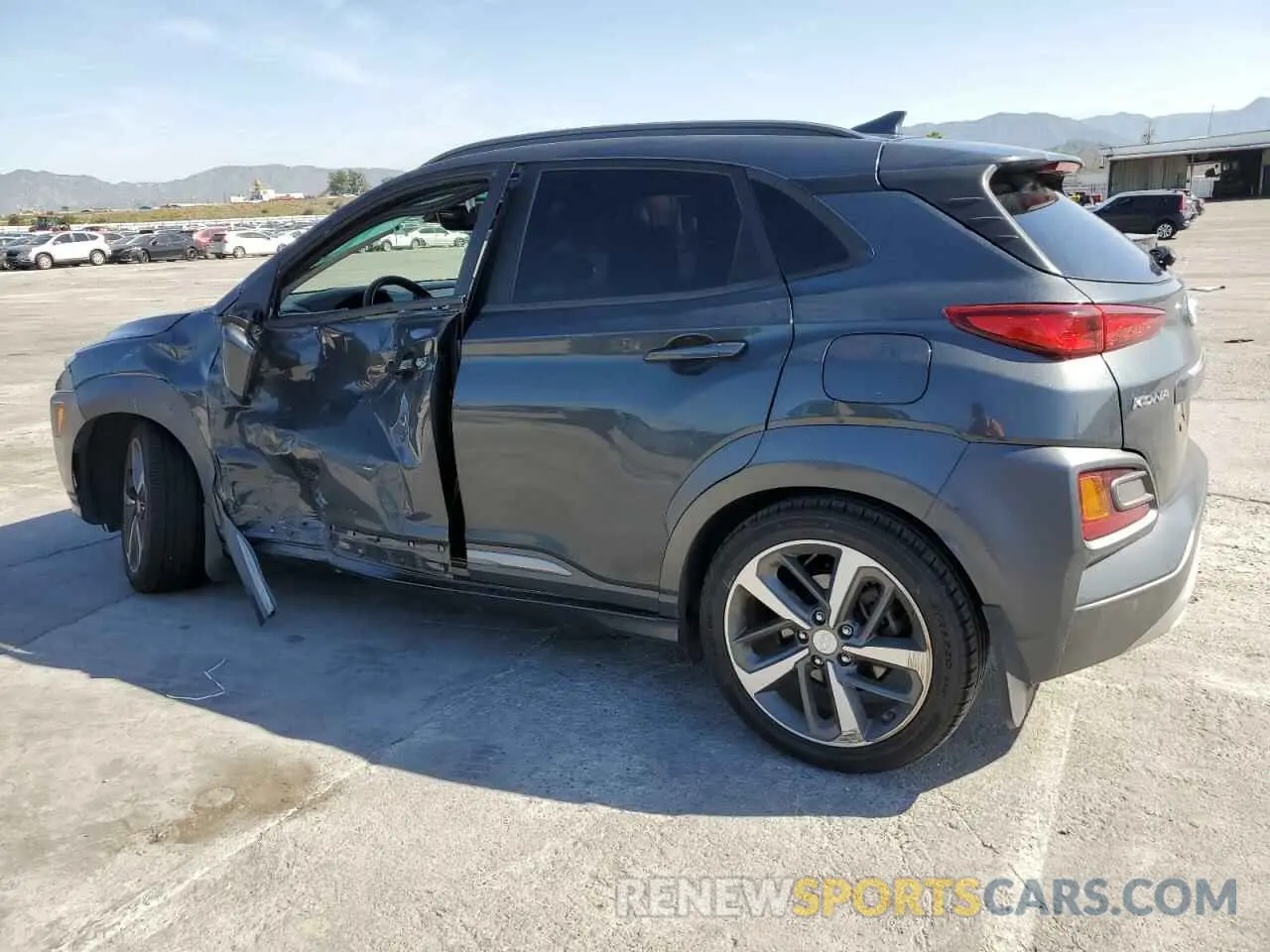 2 Photograph of a damaged car KM8K53A59LU485852 HYUNDAI KONA 2020