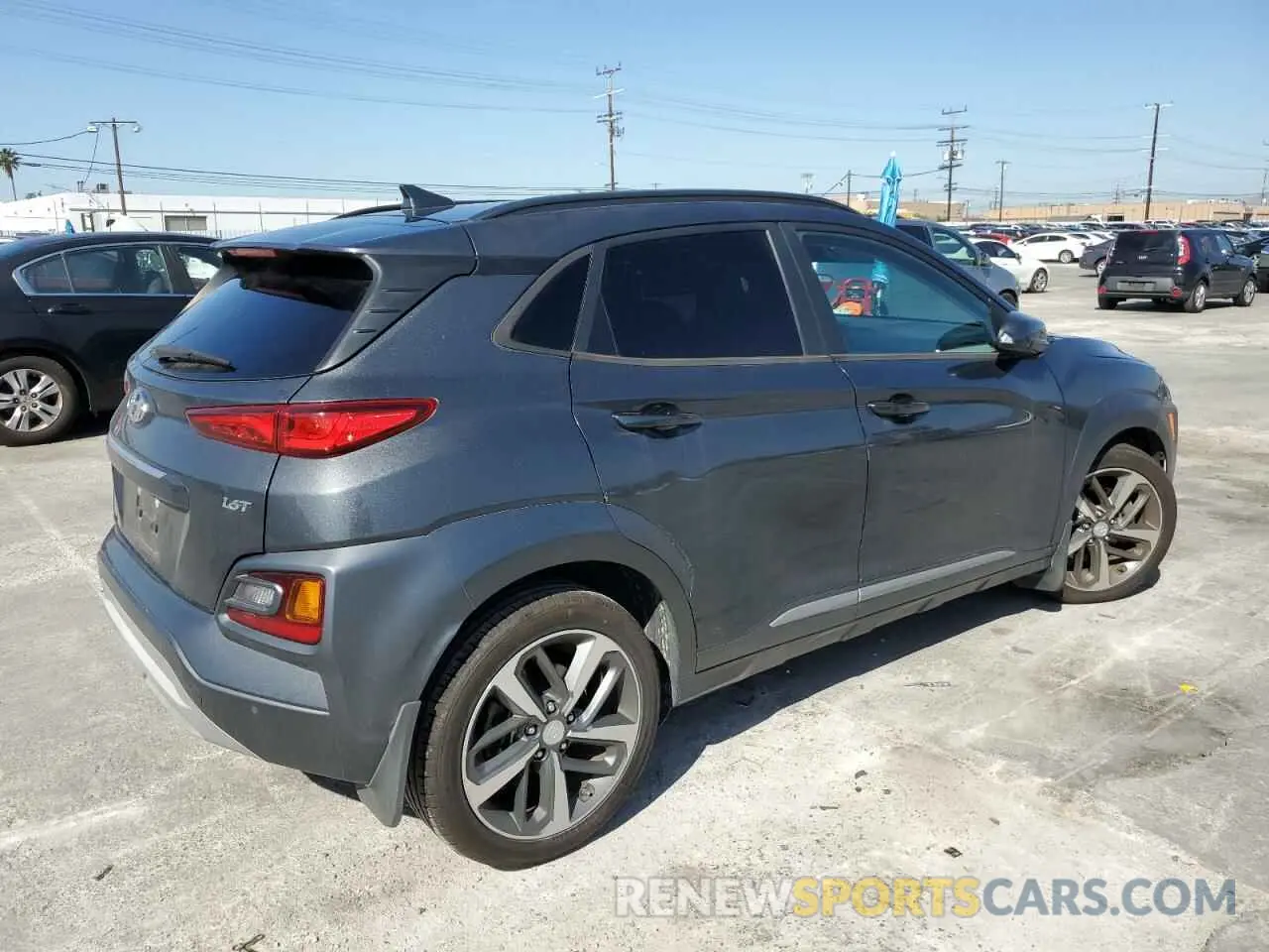 3 Photograph of a damaged car KM8K53A59LU485852 HYUNDAI KONA 2020