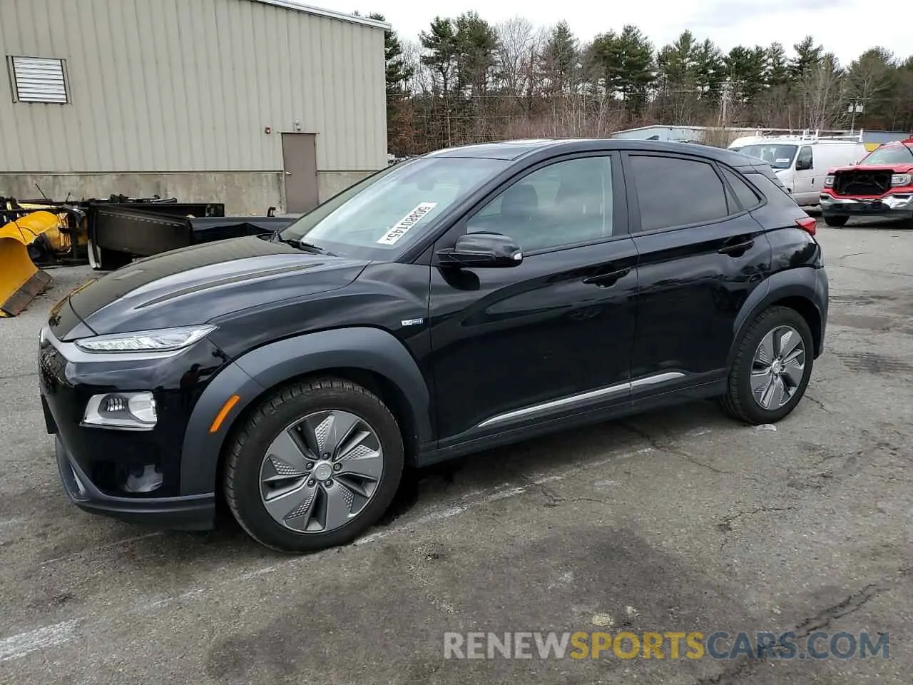1 Photograph of a damaged car KM8K53AG2LU073001 HYUNDAI KONA 2020