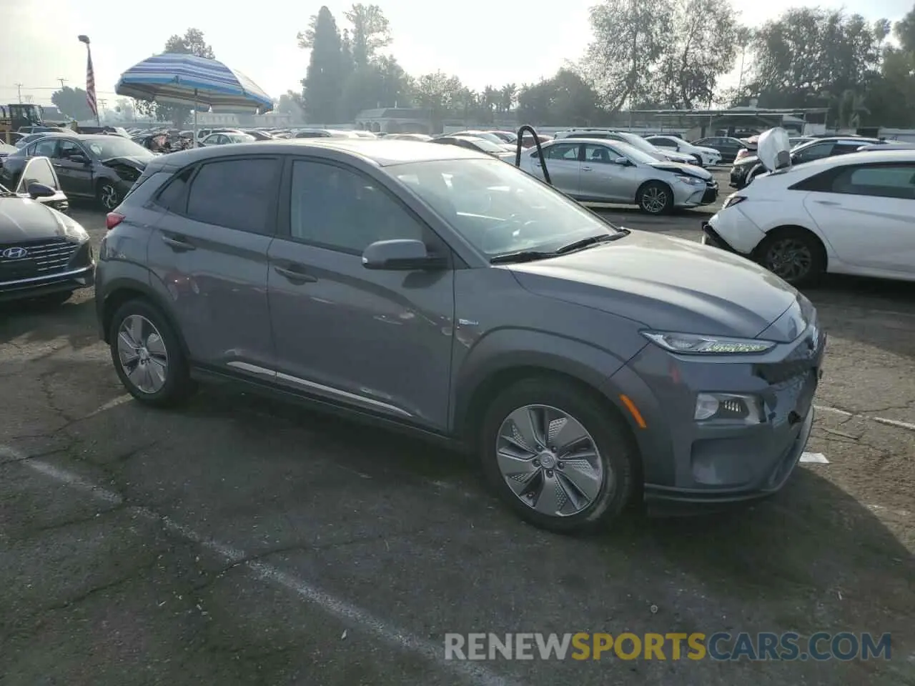 4 Photograph of a damaged car KM8K53AGXLU061307 HYUNDAI KONA 2020