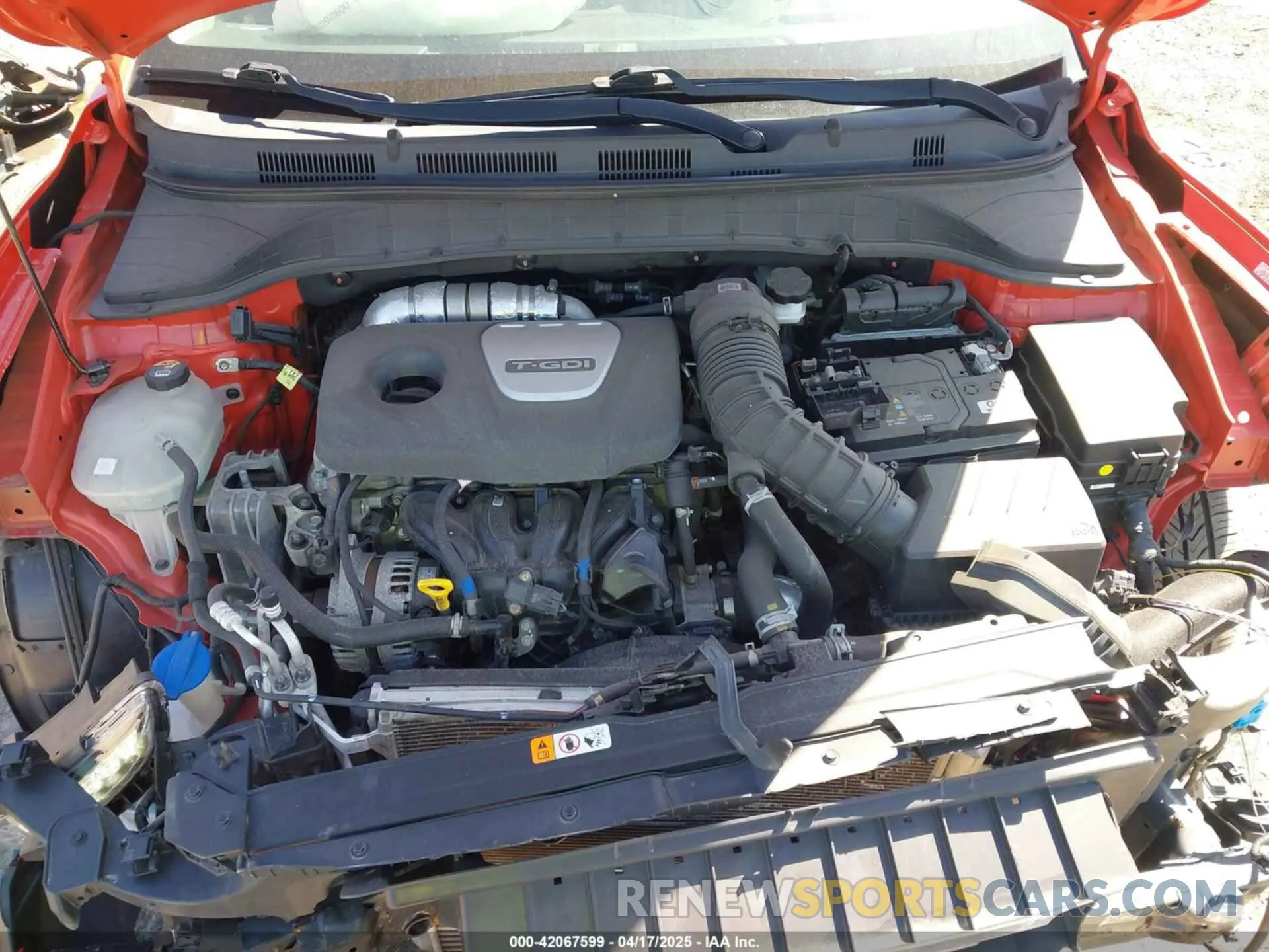 10 Photograph of a damaged car KM8K5CA51LU539807 HYUNDAI KONA 2020