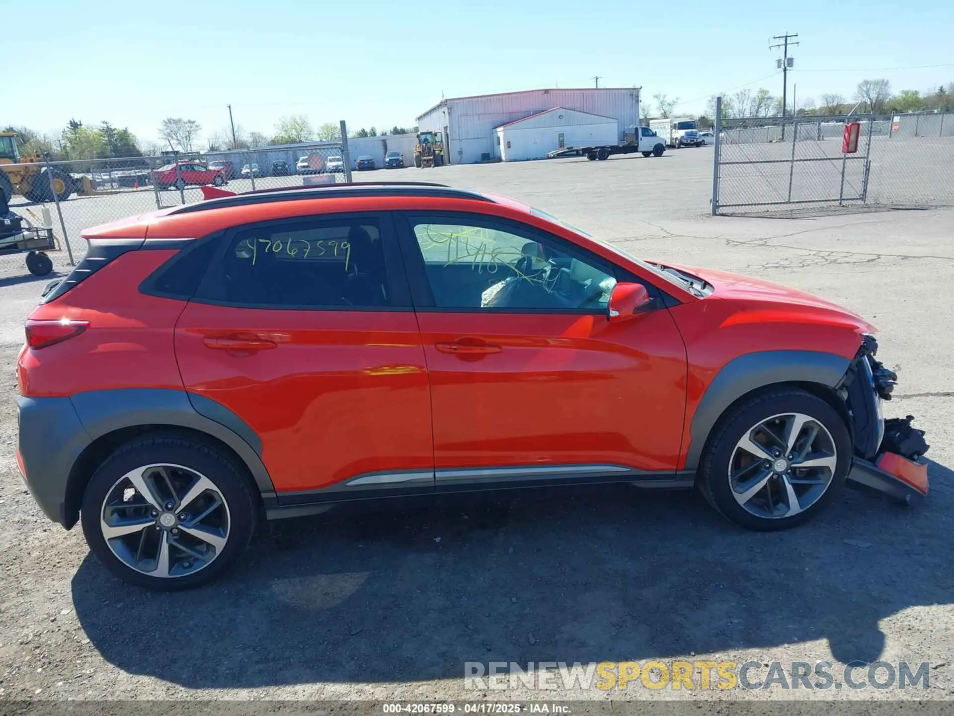 14 Photograph of a damaged car KM8K5CA51LU539807 HYUNDAI KONA 2020