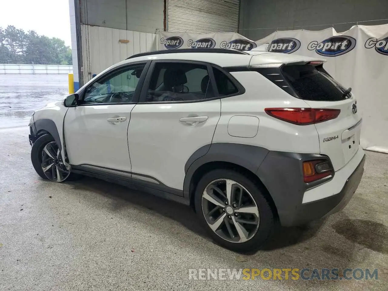 2 Photograph of a damaged car KM8K5CA52LU445807 HYUNDAI KONA 2020