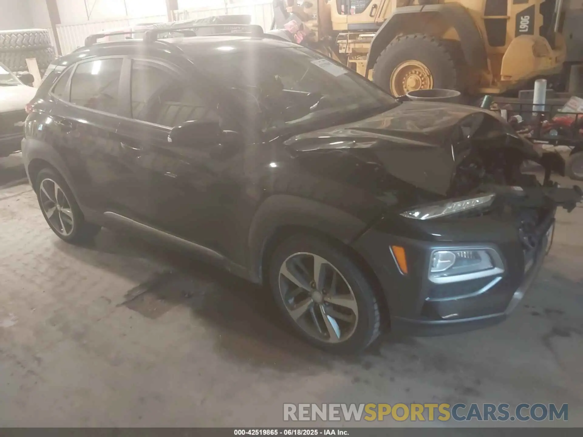 1 Photograph of a damaged car KM8K5CA52LU523986 HYUNDAI KONA 2020