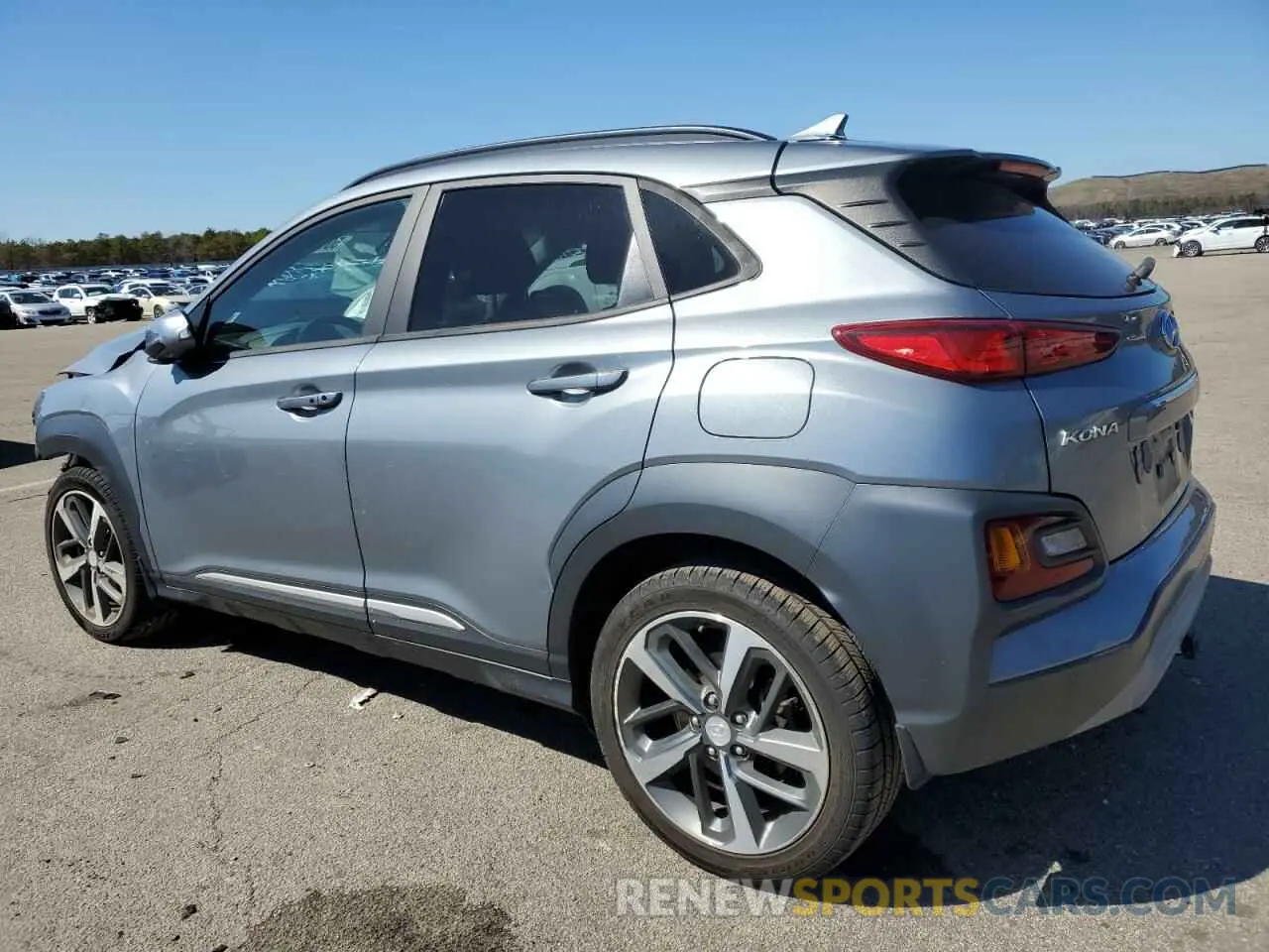 2 Photograph of a damaged car KM8K5CA53LU504251 HYUNDAI KONA 2020