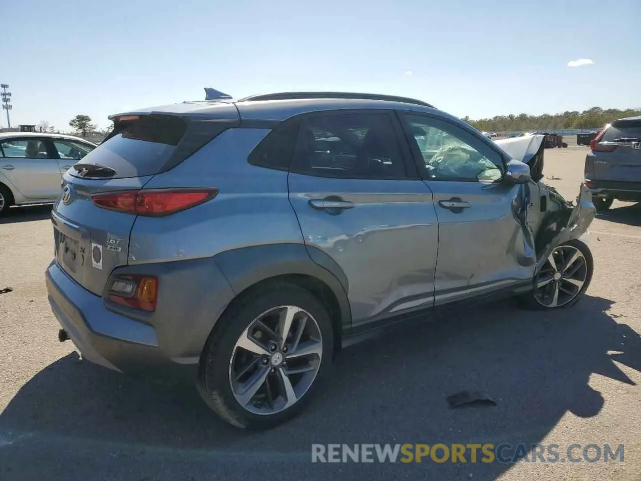 3 Photograph of a damaged car KM8K5CA53LU504251 HYUNDAI KONA 2020
