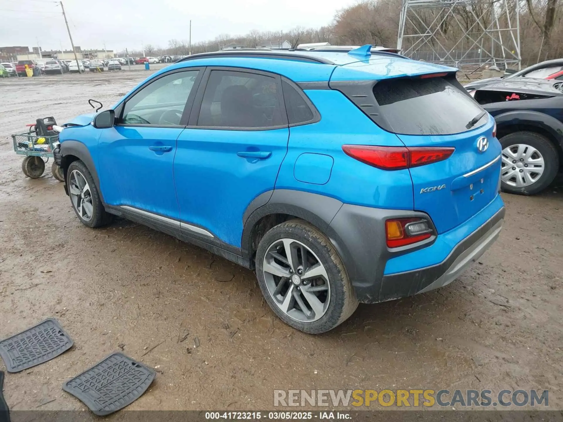 3 Photograph of a damaged car KM8K5CA54LU428684 HYUNDAI KONA 2020