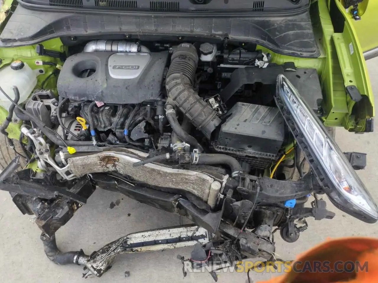 11 Photograph of a damaged car KM8K5CA57LU558653 HYUNDAI KONA 2020