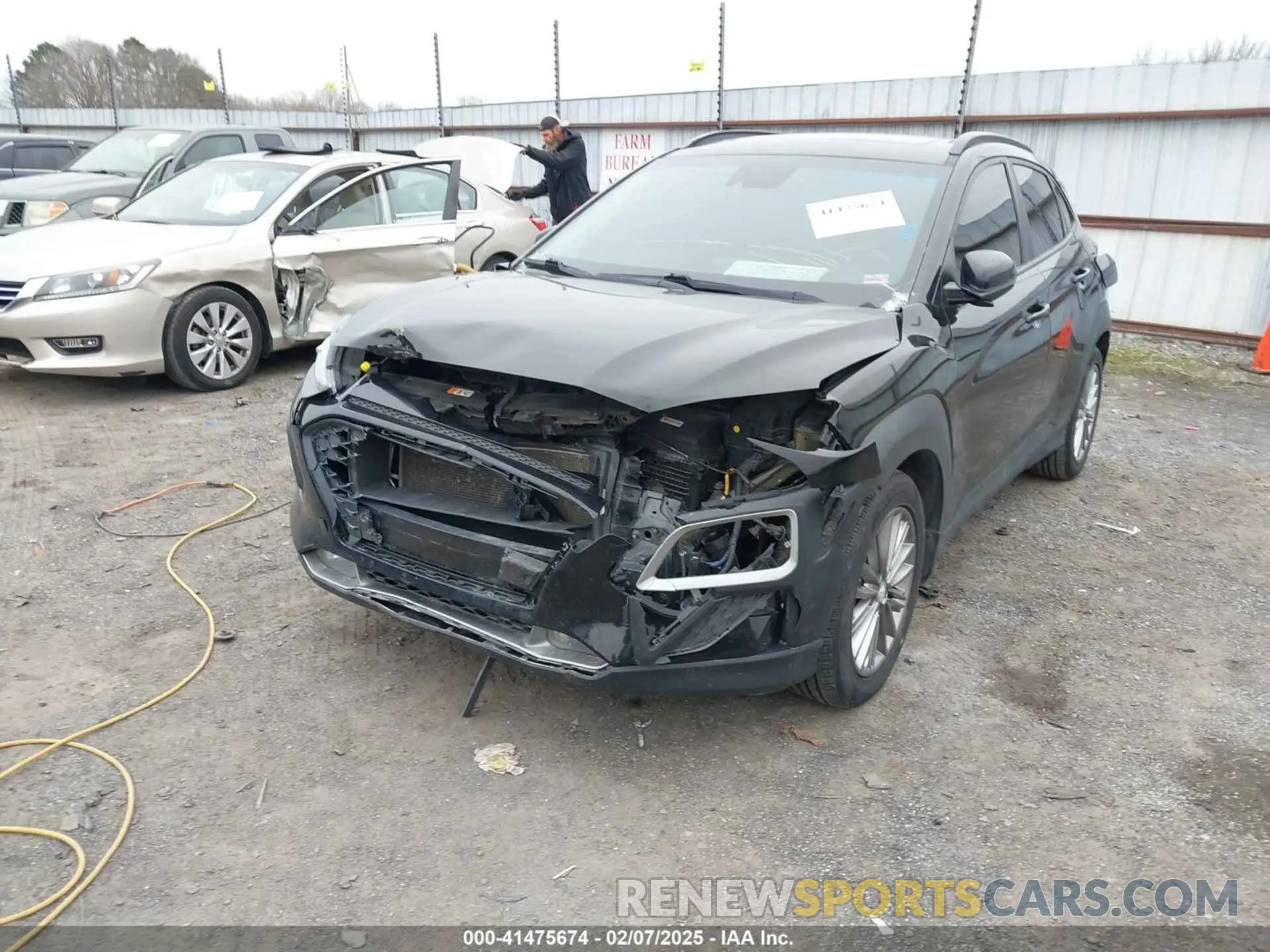 6 Photograph of a damaged car KM8K62AA4LU428995 HYUNDAI KONA 2020