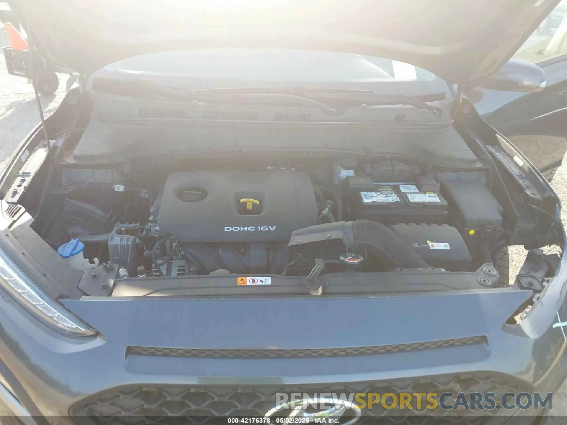10 Photograph of a damaged car KM8K62AA4LU446610 HYUNDAI KONA 2020