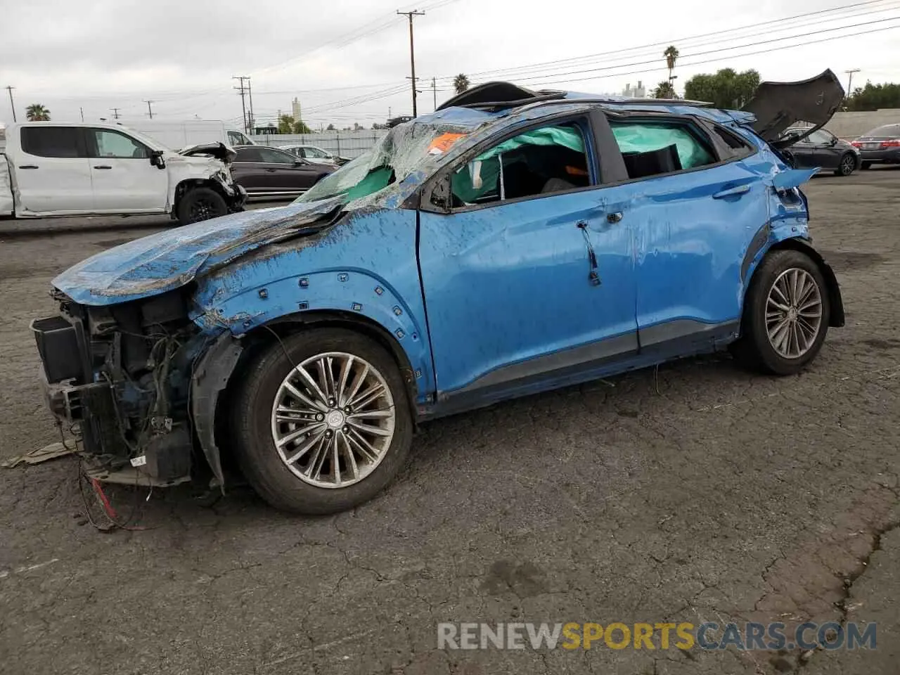 1 Photograph of a damaged car KM8K62AA4LU556542 HYUNDAI KONA 2020