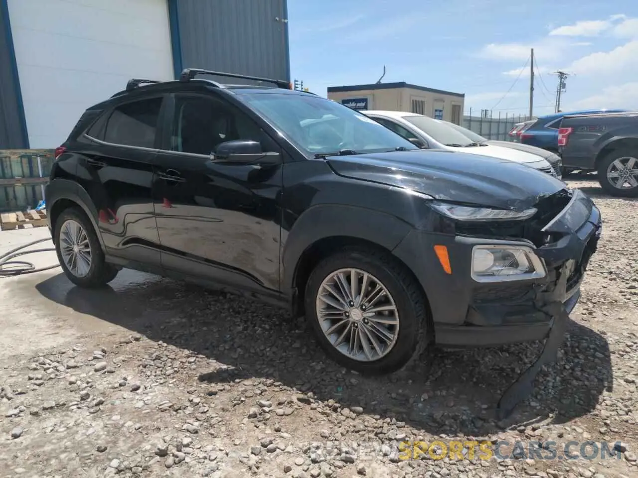 4 Photograph of a damaged car KM8K62AA6LU454966 HYUNDAI KONA 2020