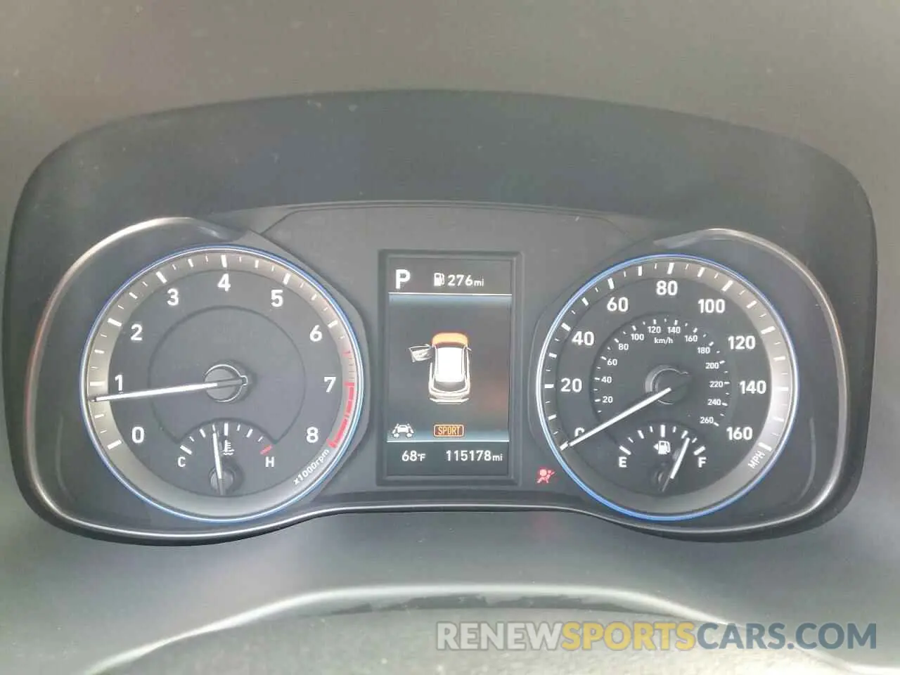 9 Photograph of a damaged car KM8K62AA6LU454966 HYUNDAI KONA 2020