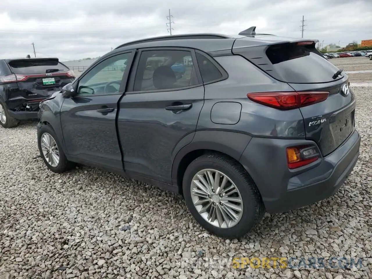 2 Photograph of a damaged car KM8K62AA8LU548203 HYUNDAI KONA 2020