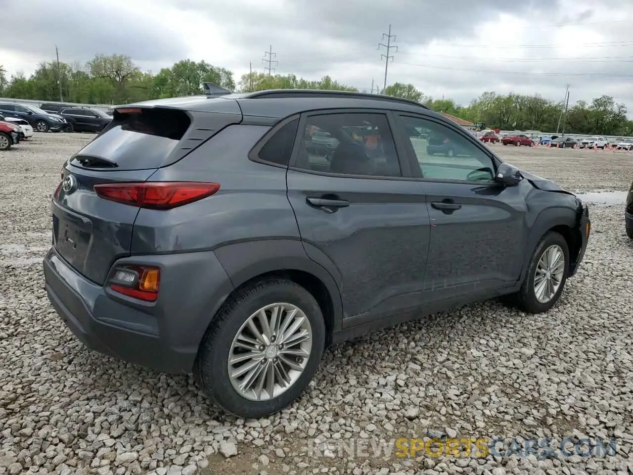 3 Photograph of a damaged car KM8K62AA8LU548203 HYUNDAI KONA 2020