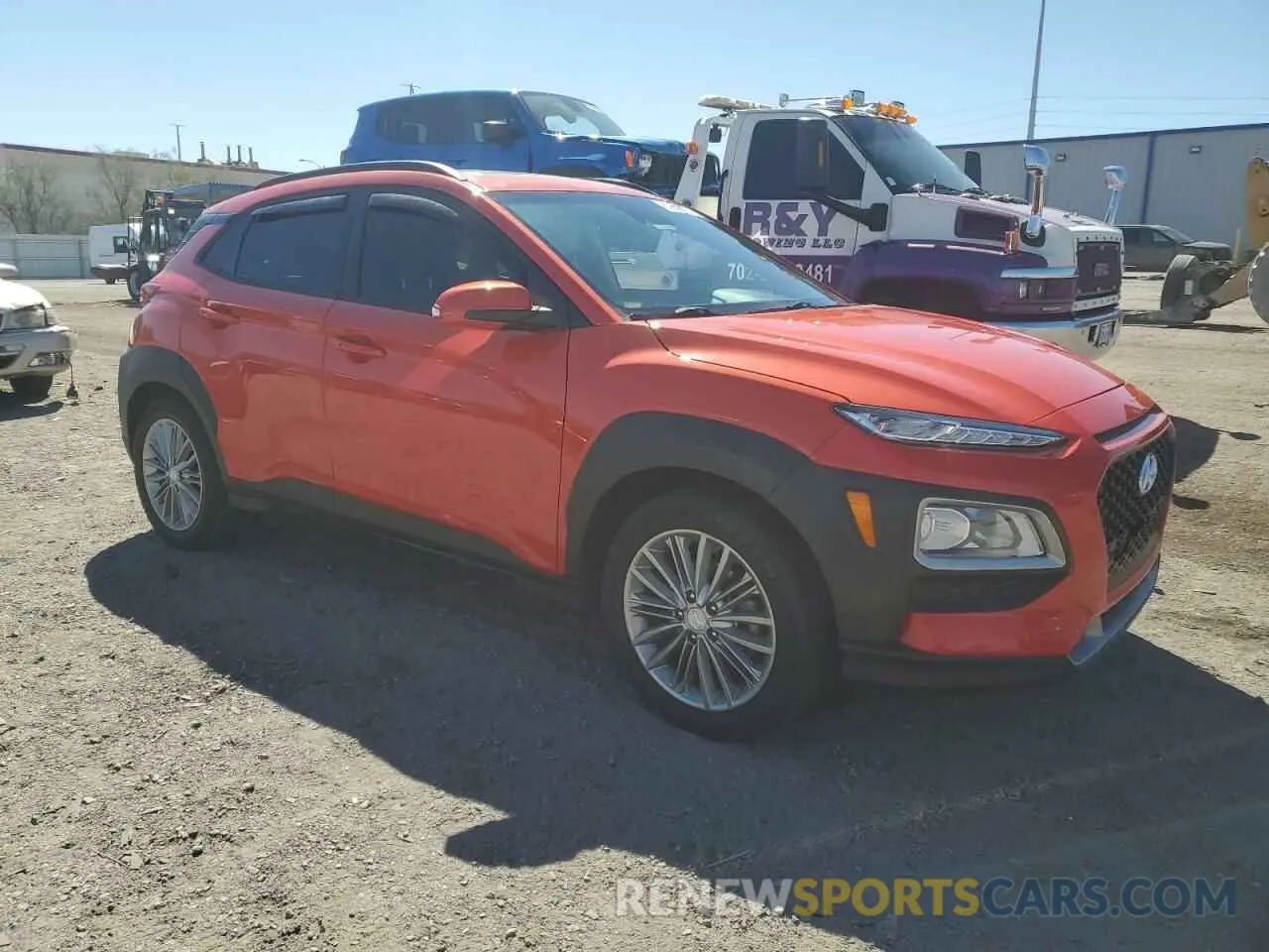 4 Photograph of a damaged car KM8K62AA9LU539459 HYUNDAI KONA 2020