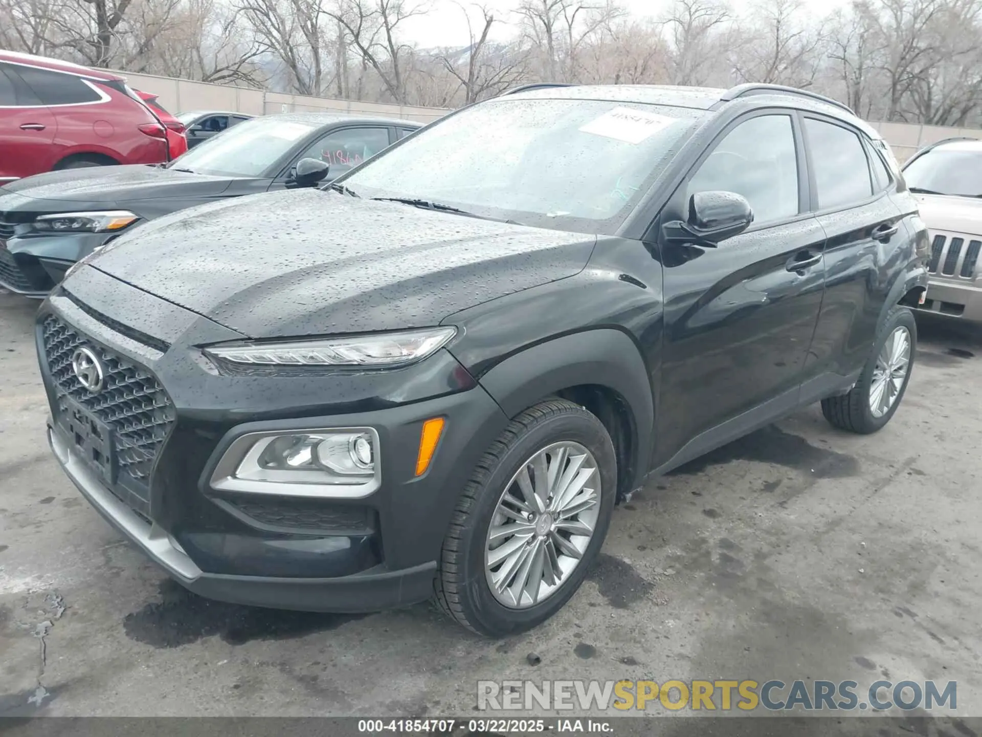2 Photograph of a damaged car KM8K6CAA5LU520185 HYUNDAI KONA 2020