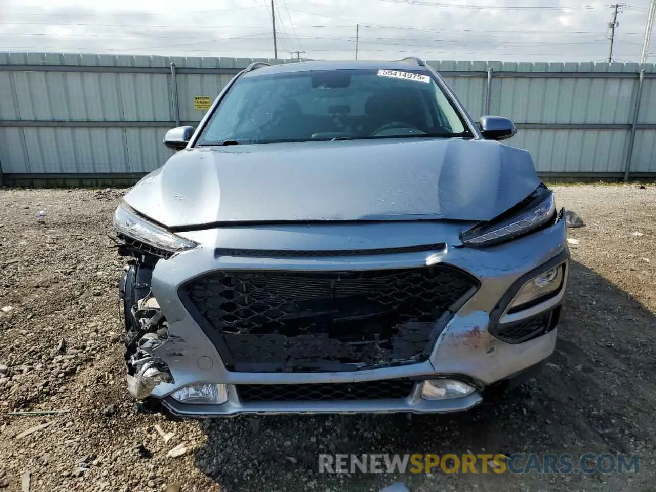 5 Photograph of a damaged car KM8K6CAA7LU433551 HYUNDAI KONA 2020