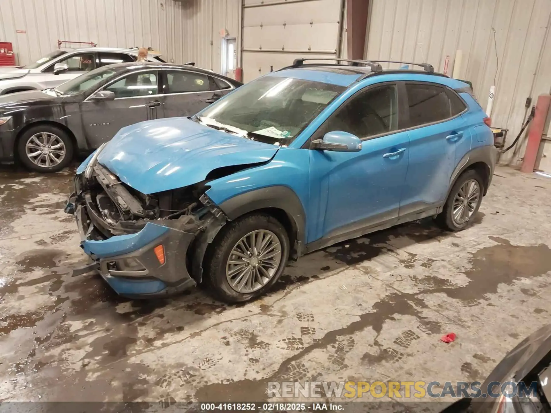 2 Photograph of a damaged car KM8K6CAA8LU546800 HYUNDAI KONA 2020
