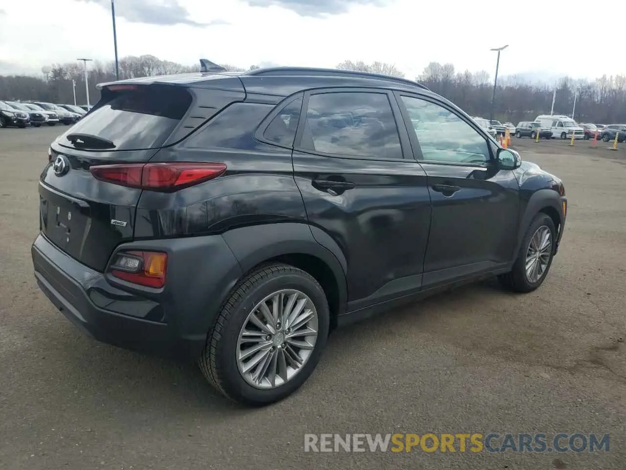 3 Photograph of a damaged car KM8K6CAA9LU519931 HYUNDAI KONA 2020