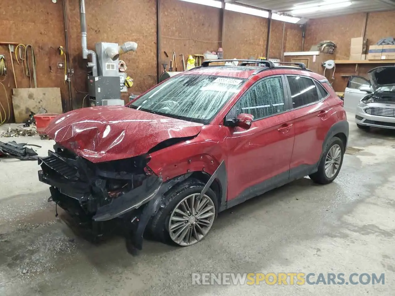 1 Photograph of a damaged car KM8K6CAAXLU520215 HYUNDAI KONA 2020